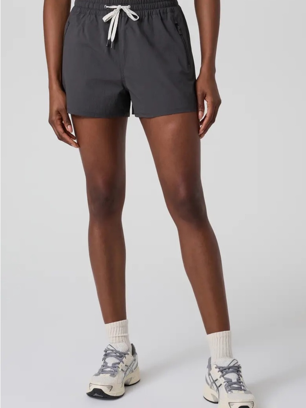 Women's Vuori “Birch” Charcoal Performance Drawstring Shorts